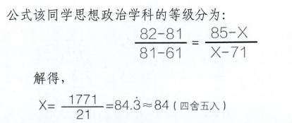 湖北新高考等级赋分公式怎么算