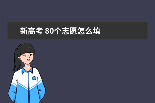 新高考 80个志愿怎么填