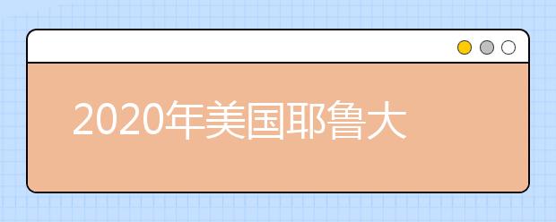 2020年美国耶鲁大学艺术学院申请条件