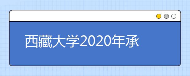 西藏大学2020年承认各省美术统考成绩