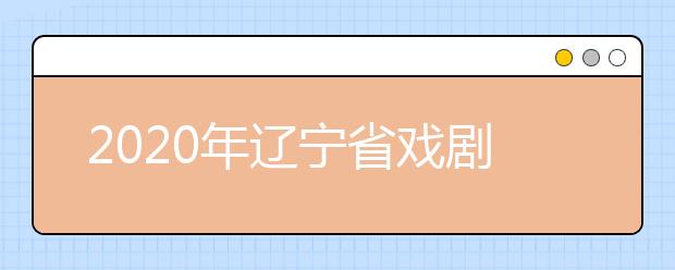 2020年辽宁省戏剧影视导演专业统考考试说明（试行）