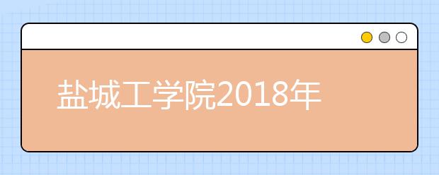 盐城工学院2018年美术类专业录取分数线