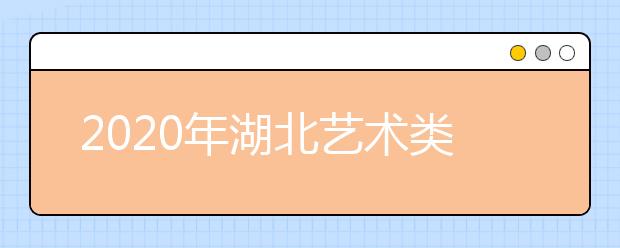 2020年湖北艺术类校考工作通知