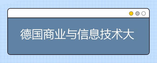 德国商业与信息技术大学的核心原则