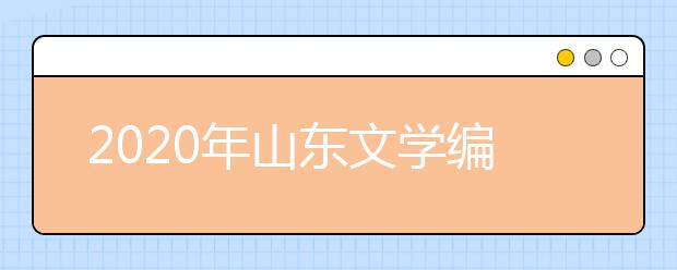 2020年山东文学编导统考一分一档表