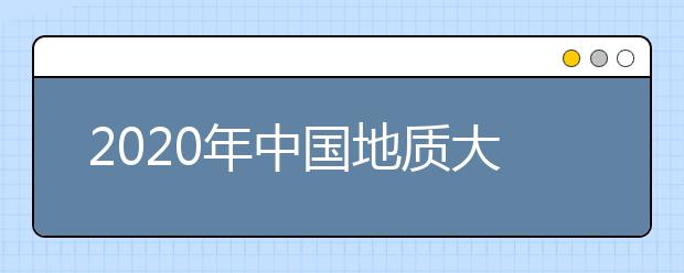 2020年中国地质大学（武汉）美术类本科专业拟招生计划