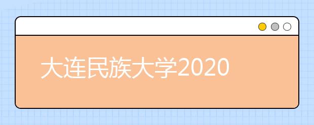 大连民族大学2020年承认美术统考成绩