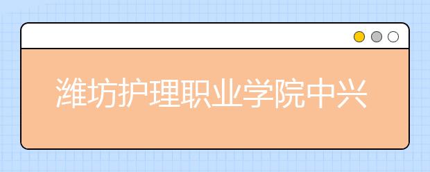 潍坊护理职业学院中兴智慧医疗学院2020年招生简章