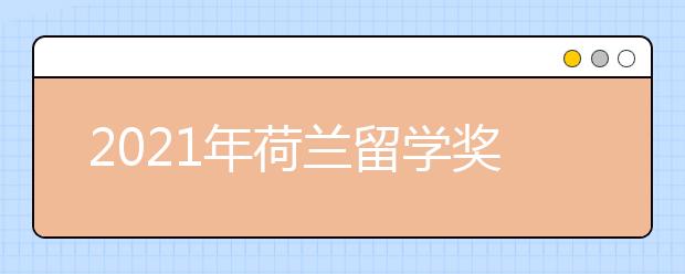 2021年荷兰留学奖学金申请攻略 怎样申请荷兰橙色郁金香奖学金