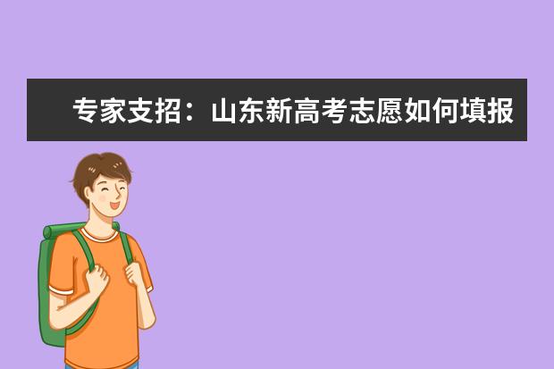 专家支招：山东新高考志愿如何填报？