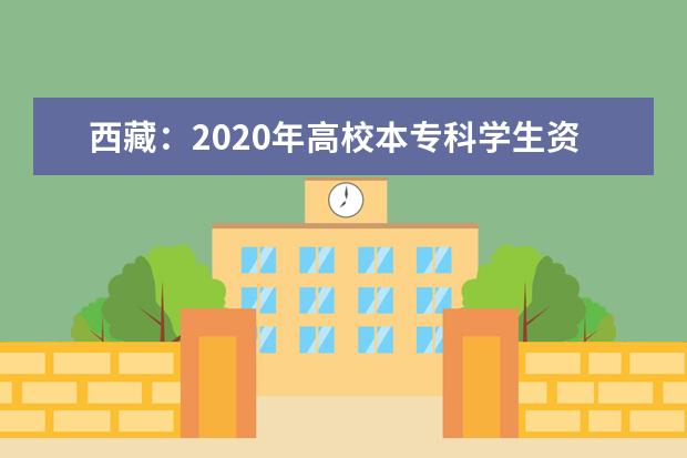 西藏：2020年高校本专科学生资助政策简介