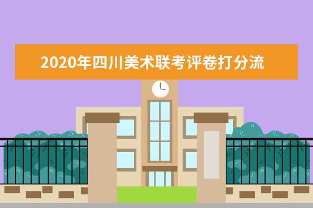 2020年四川美术联考评卷打分流程出炉