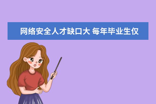 网络安全人才缺口大 每年毕业生仅8000余人