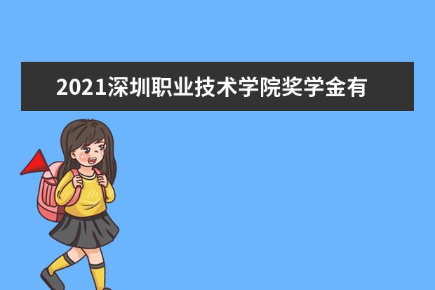 2021深圳职业技术学院奖学金有哪些 奖学金一般多少钱?