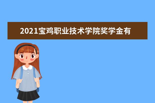 2021宝鸡职业技术学院奖学金有哪些 奖学金一般多少钱?