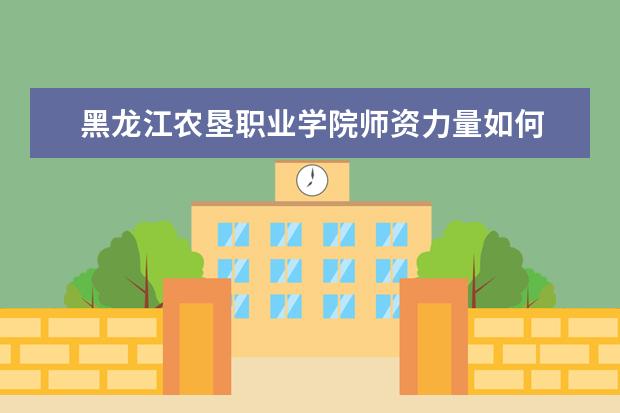 黑龙江农垦职业学院师资力量如何 师资水平怎么样