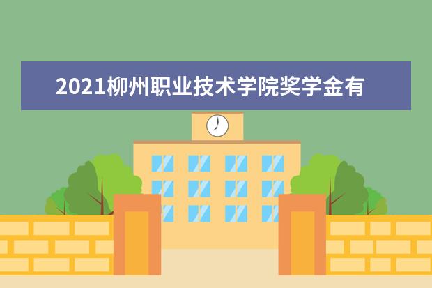 2021柳州职业技术学院奖学金有哪些 奖学金一般多少钱?