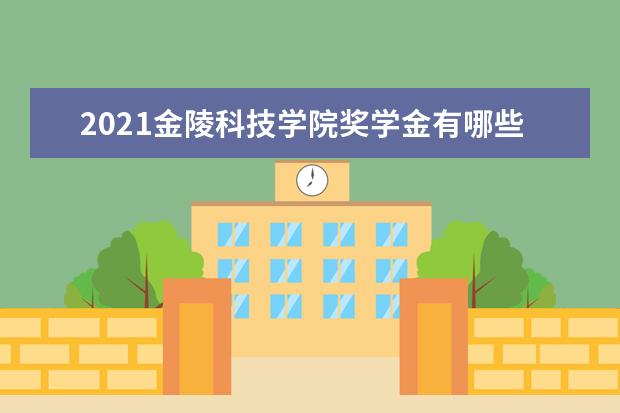 2021金陵科技学院奖学金有哪些 奖学金一般多少钱?