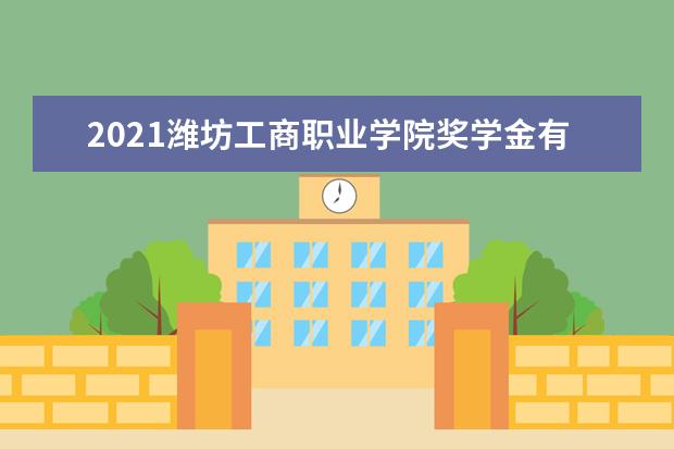 2021潍坊工商职业学院奖学金有哪些 奖学金一般多少钱?