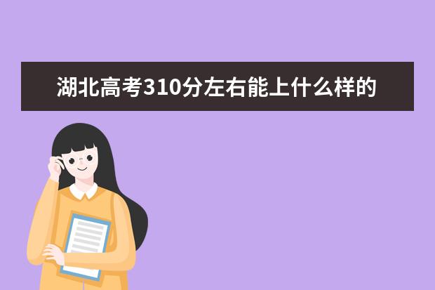 湖北高考310分左右能上什么样的大学