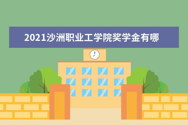 2021沙洲职业工学院奖学金有哪些 奖学金一般多少钱?