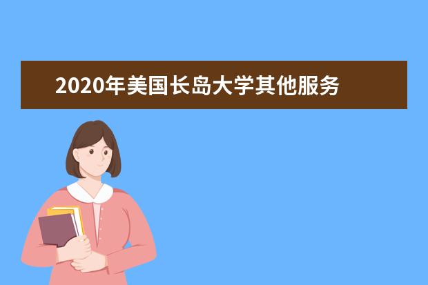 2020年美国长岛大学其他服务