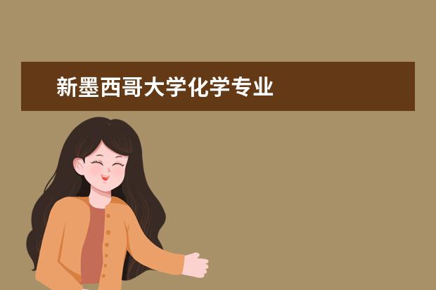 新墨西哥大学化学专业