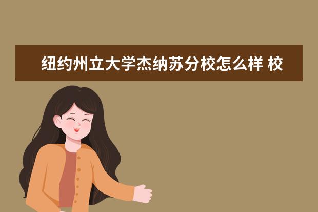 纽约州立大学杰纳苏分校怎么样 校园生活