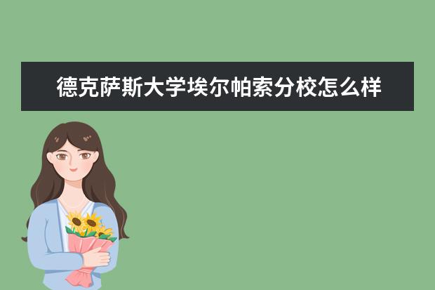 德克萨斯大学埃尔帕索分校怎么样 校园生活