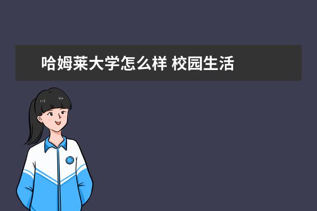 哈姆莱大学怎么样 校园生活