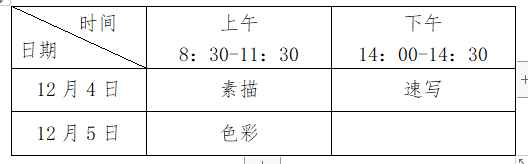 2022年吉林普通高校招生美术与设计类专业考试说明