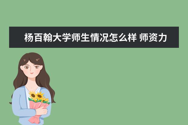 杨百翰大学师生情况怎么样 师资力量如何