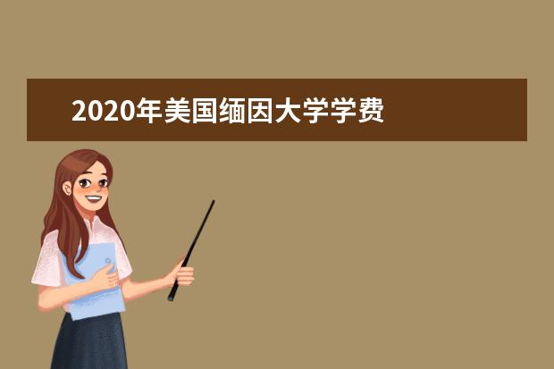 2020年美国缅因大学学费