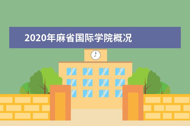 2020年麻省国际学院概况