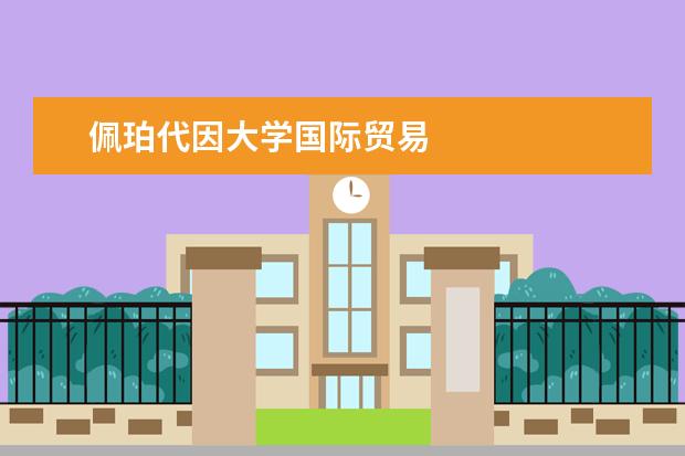 佩珀代因大学国际贸易