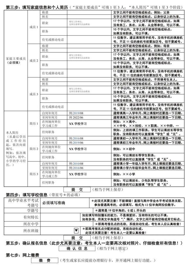 2022年陕西省高考报名流程及注意事项