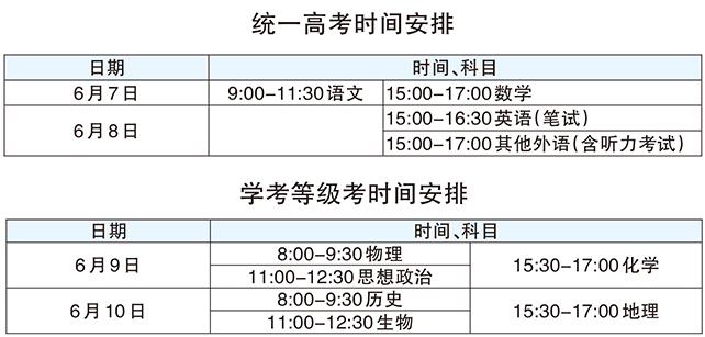 2022年北京高考时间 高考一般是几月几号