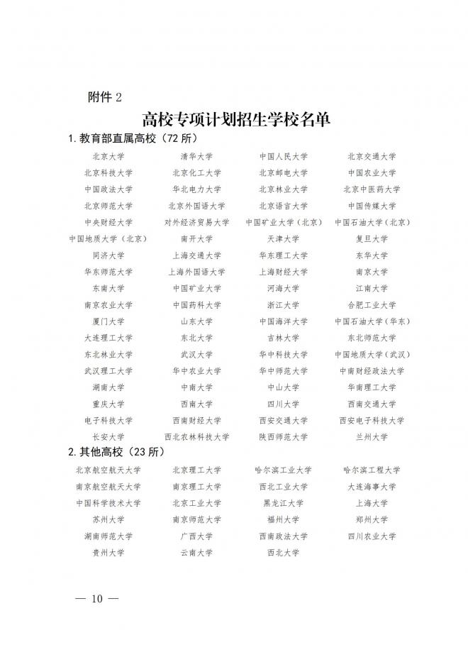 四川关于做好2022年重点高校招生专项计划实施工作的通知