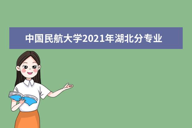 中国民航大学2021年湖北分专业录取分数线