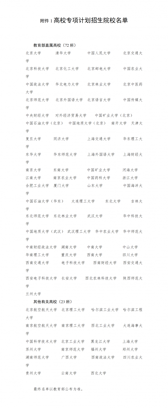 江苏关于做好2022年重点高校招生专项计划实施工作的通知