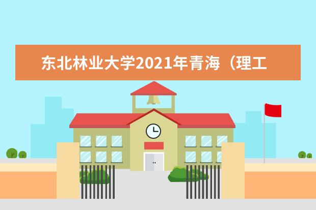 东北林业大学2021年青海（理工）国家专项录取分数线