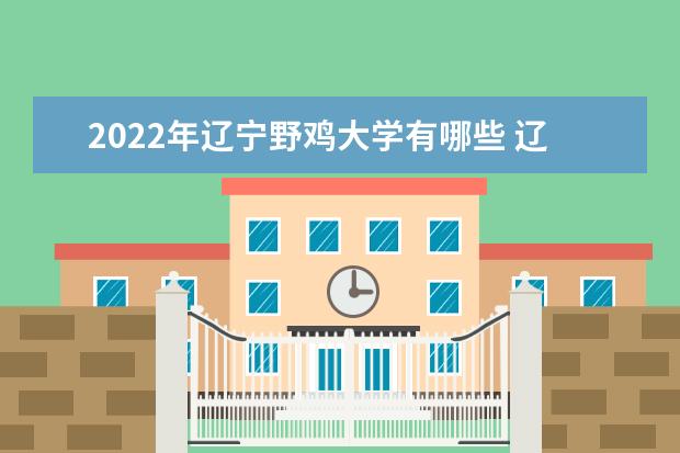 2022年黑龙江野鸡大学有哪些 黑龙江野鸡大学名单